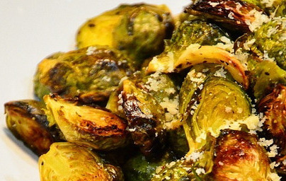 LCHF popečen ohrovt s parmezanom